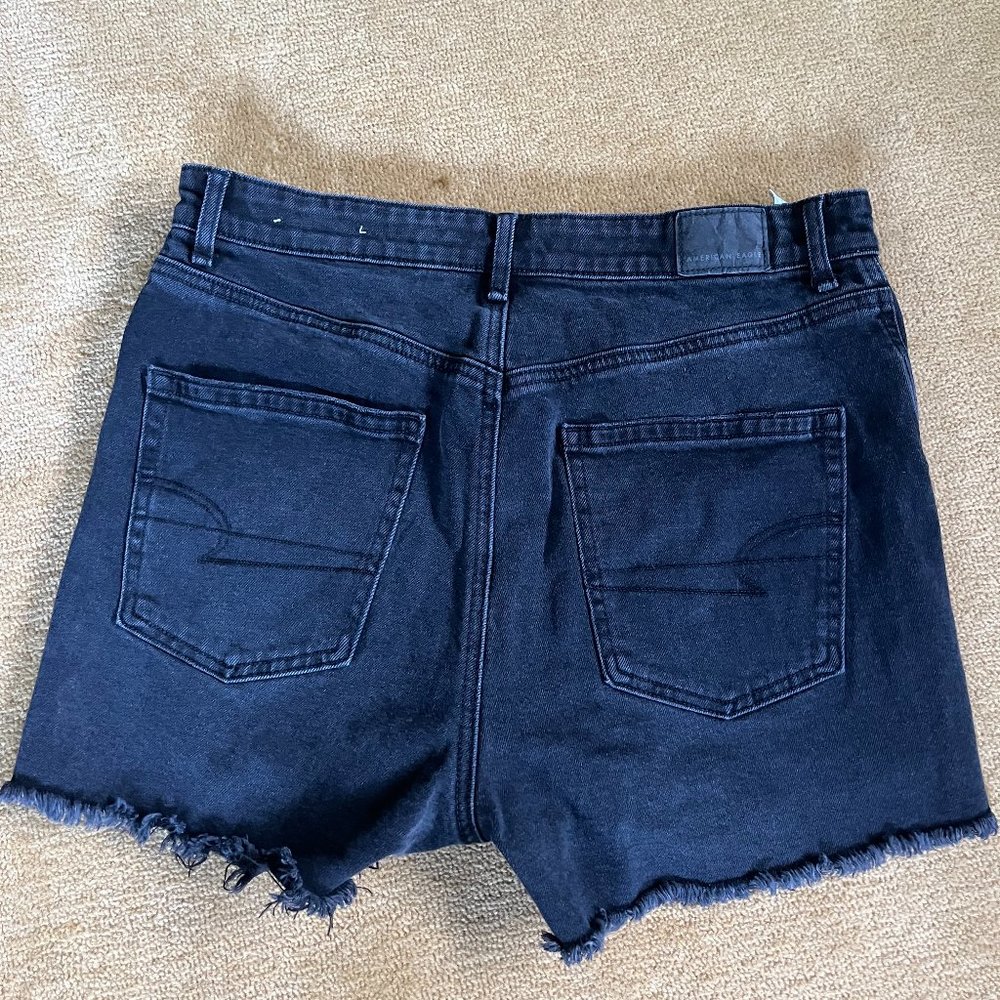 American Eagle Highest Rise 90s Boyfriend Short - Black
